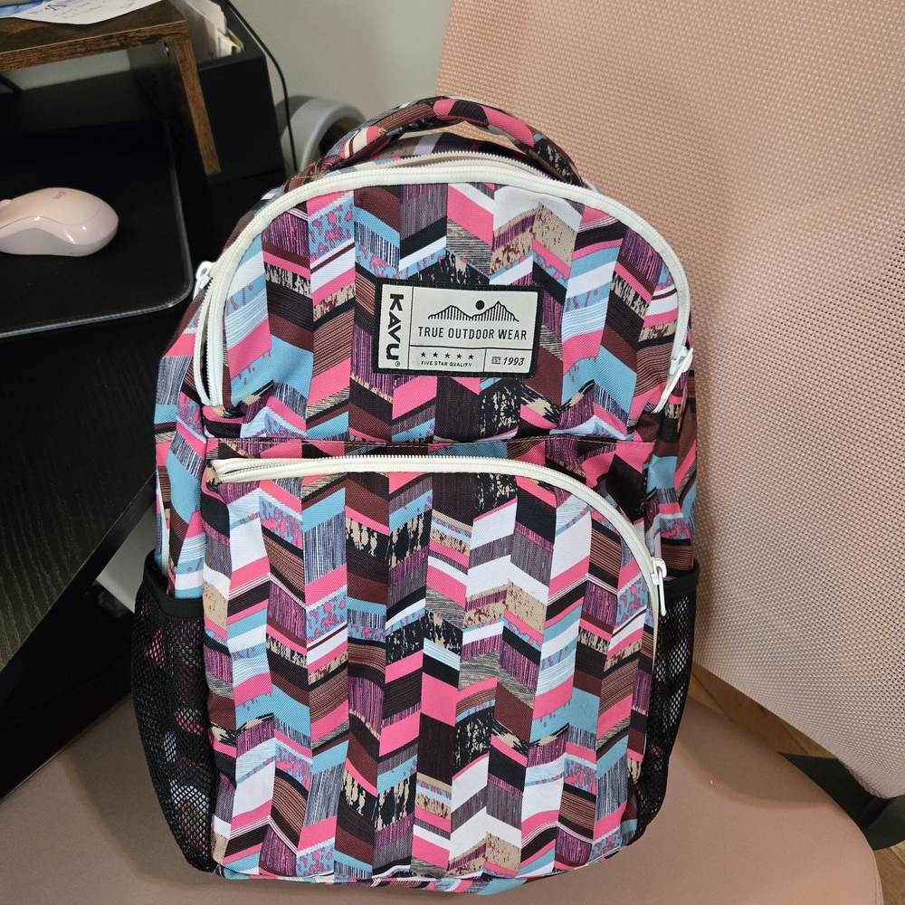 Kavu Multicolor Chevron Backpack